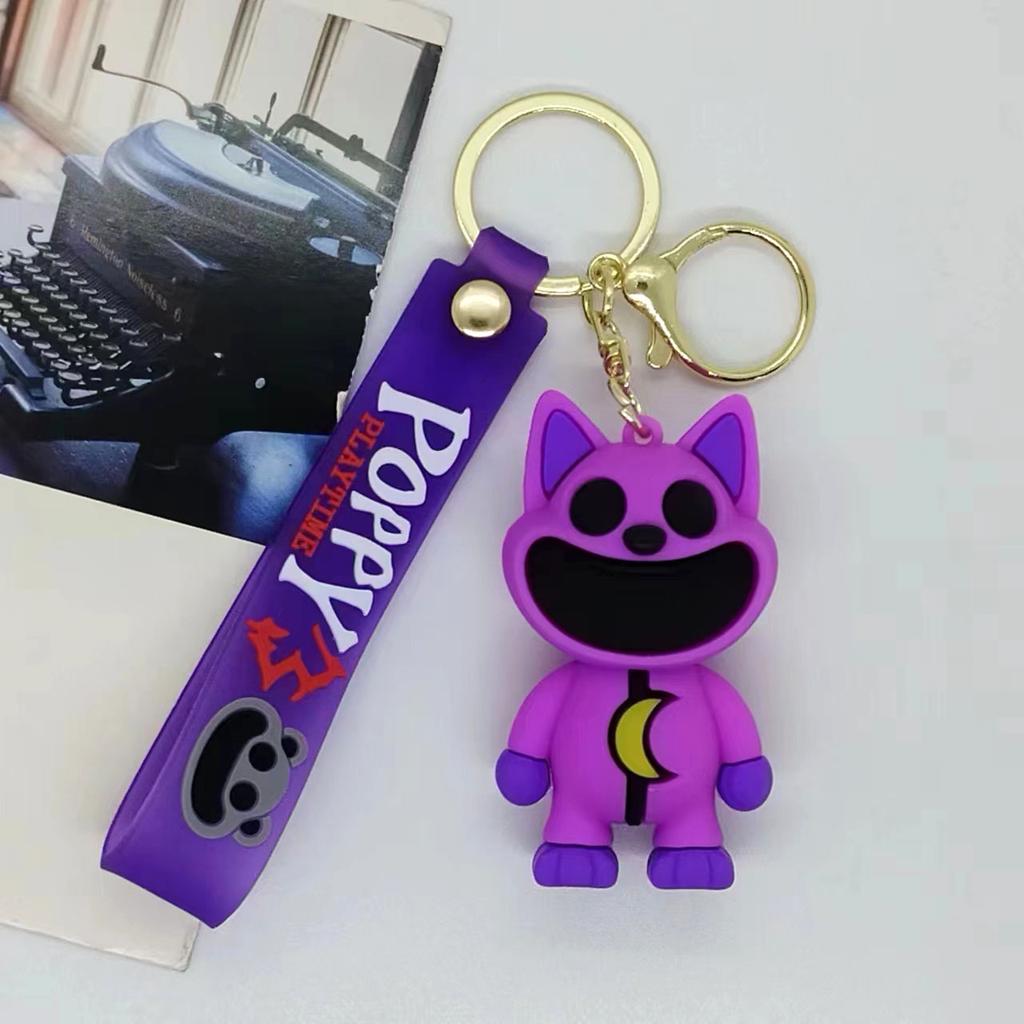 Новый Межграничный Креативный МультяшныйPoppy Playtime Оптом Брелоки Сумки Брелок для Ключей Автомобиля Аксессуары Подарки Игрушки Аниме Мультфильм