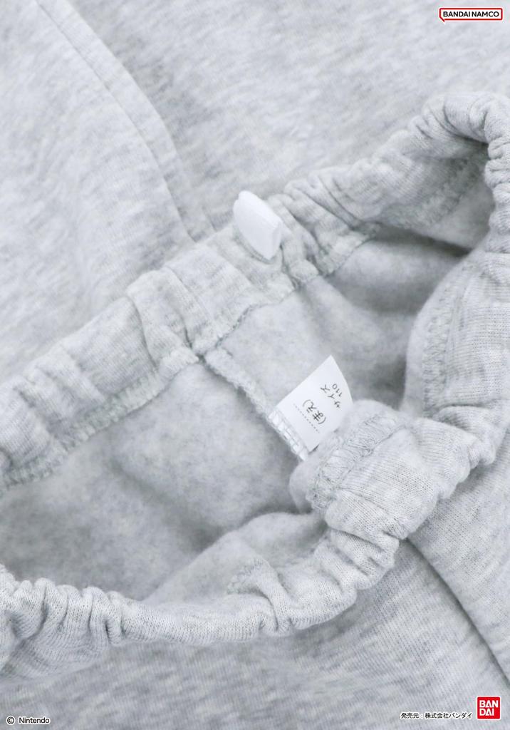 Kaitak Family Pikmin Kids' Pajamas, Long Sleeve, Fleece-Lined, Shaggy, Raglan Sleeves, Winter, Sax, Blue, Green, Gray, 110cm, 120cm, 130cm, 140cm (120