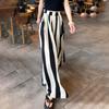 Солнцезащитные брюки-кюлоты Ice Silk Stripe Wide-Bar женские летние тонкие утягивающие брюки-кюлоты размера плюс повседневные быстросохнущие брюки-кюлоты средней длины
