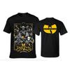 Постер альбома WU-TANG Clan Аксессуары Печатные футболки Классический уличный Хип-хоп Музыка Мода Футболка Мужская Женская Оверсайз Харадзюку Топ
