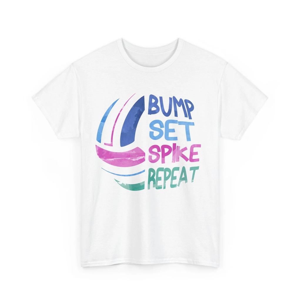 Bump Set Spike Repeat Volleyball Shirt, Sports Volleyball Lovers Women Men Shirt