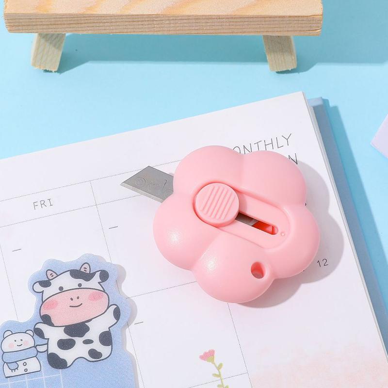 Студенческий портативный нож для цветочного искусства, диспенсер для резки бумаги, ремесленный нож, карманный нож, мини-милый