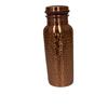 970 Ml Copper Water Bottle with Hammered Finish