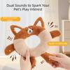 Animals Pattern Plush Dog Toys Cartoon Interactive Dog Toy Dog Squeaking Toy  Stress Relieving