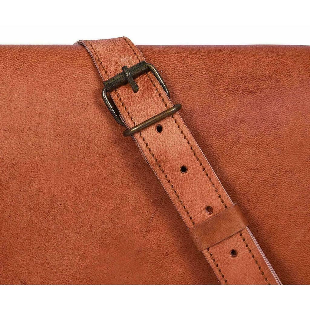 Новая женская кожаная винтажная сумка через плечо для ноутбука и компьютера