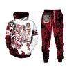 Casual Men's Tracksuit 3d Animal Printed Hoodies and Pants 2pc Sets Antumn Cool Sweatshirts Women Men's Clothing Sportswear Suit
