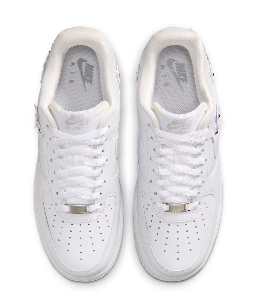 Nike Air Force 1 07 Floret W - White:Wolf Grey:Metallic Silver:White / Ir8637-100