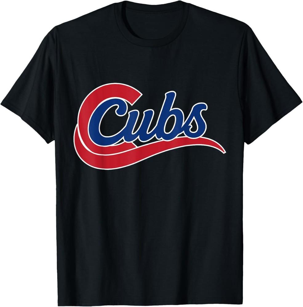 Vintage Cubs Shirt Stylish Lettering Graphic T-Shirt
