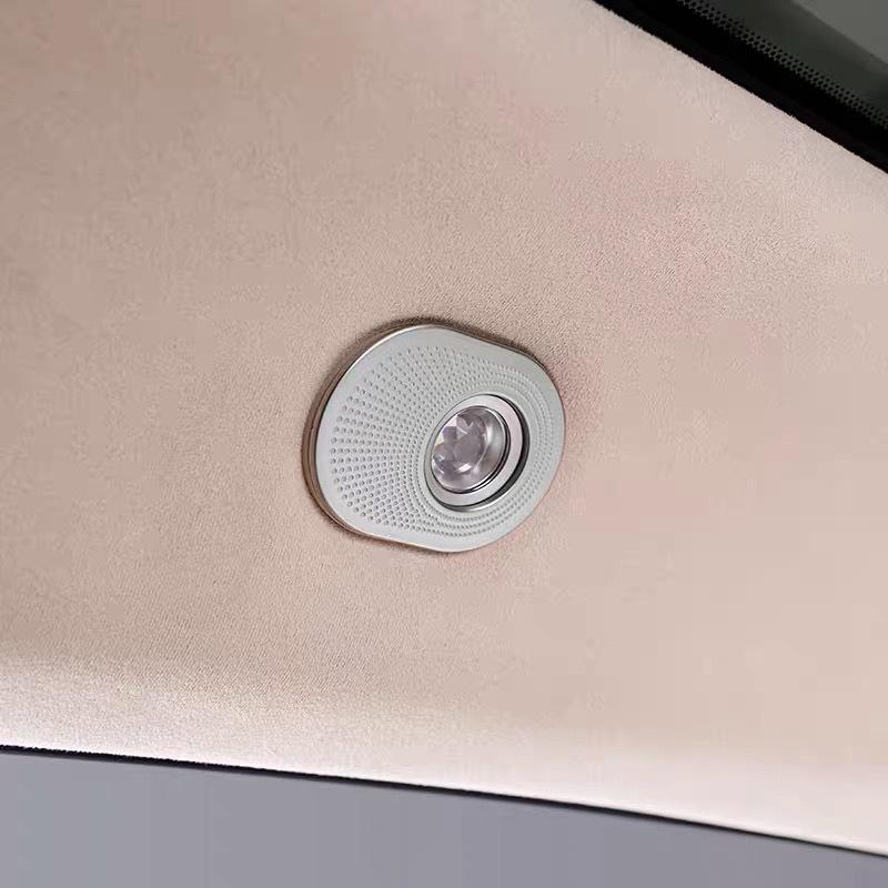 Luxeed R7 Interior Rear Reading Light Trim Frame - Car Roof Liner Decor Accessory