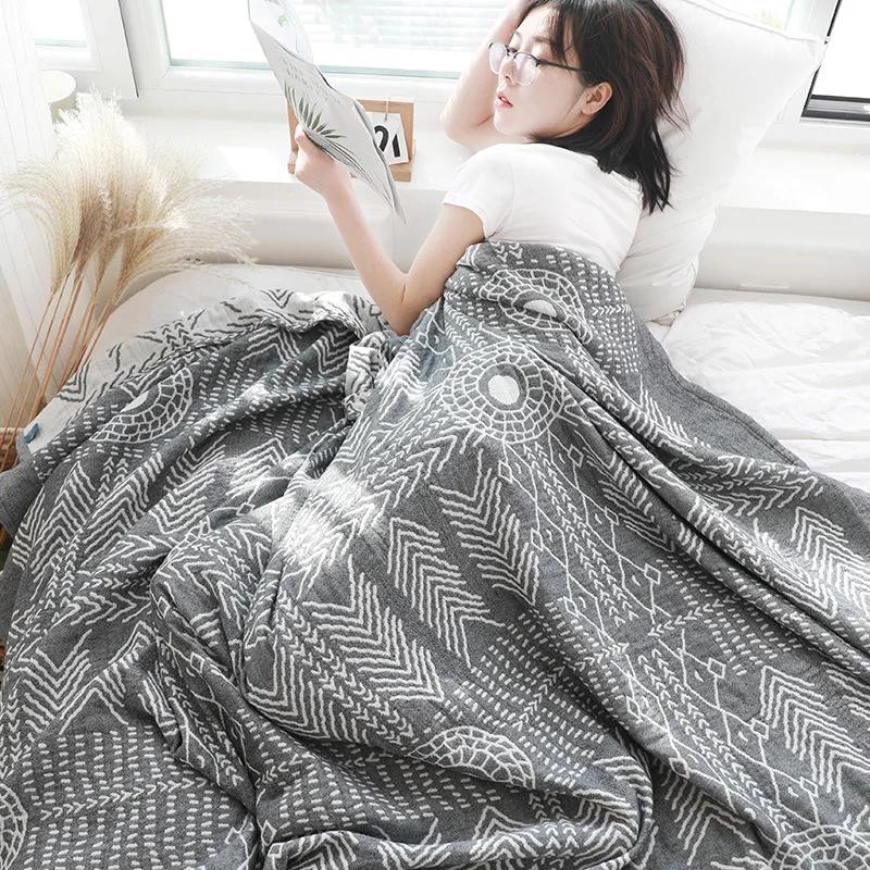 Новое одеяло, хлопково-марлевое полотенце, одеяло, студенческое общежитие, летнее покрывало, одеяло для одного двуспального дивана, мягкое покрывало для пары