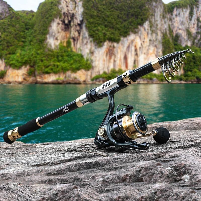 Набор катушек для удочки, телескопическая удочка 13BB, колесо для рыболовной катушки, портативная дорожная катушка для удочки, комбо