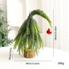 New Christmas Tree Tabletop Ornament Christmas Scene Tree Red Fruit Plastic Pot Christmas Tree Ornament Ornament