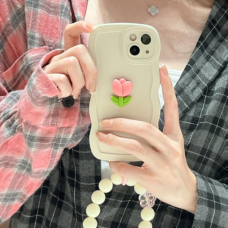 Совместимый чехол для телефона Xiaomi: 3D-дизайн тюльпана для Xiaomi 13, 12, 11, 10S, Redmi K50, K40 и Note 11 Pro. Идеально подходит для женщин.