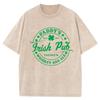 Paddy Is Irish Pub Whiskey Beer Ireland St Patrick Is Day Funny Shirts Mens Tshirts Luxury Clothing Mens Casual Washed Shirt