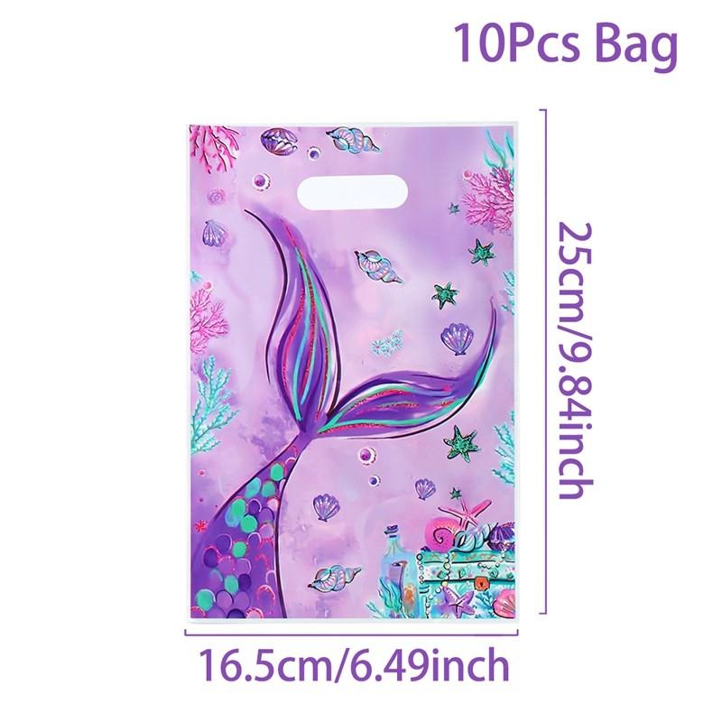 Одноразовая посуда в стиле русалки Декор для вечеринки по случаю дня рождения в стиле русалки Детский детский праздник для девочек Вечеринка под морем Свадебные принадлежности для вечеринок