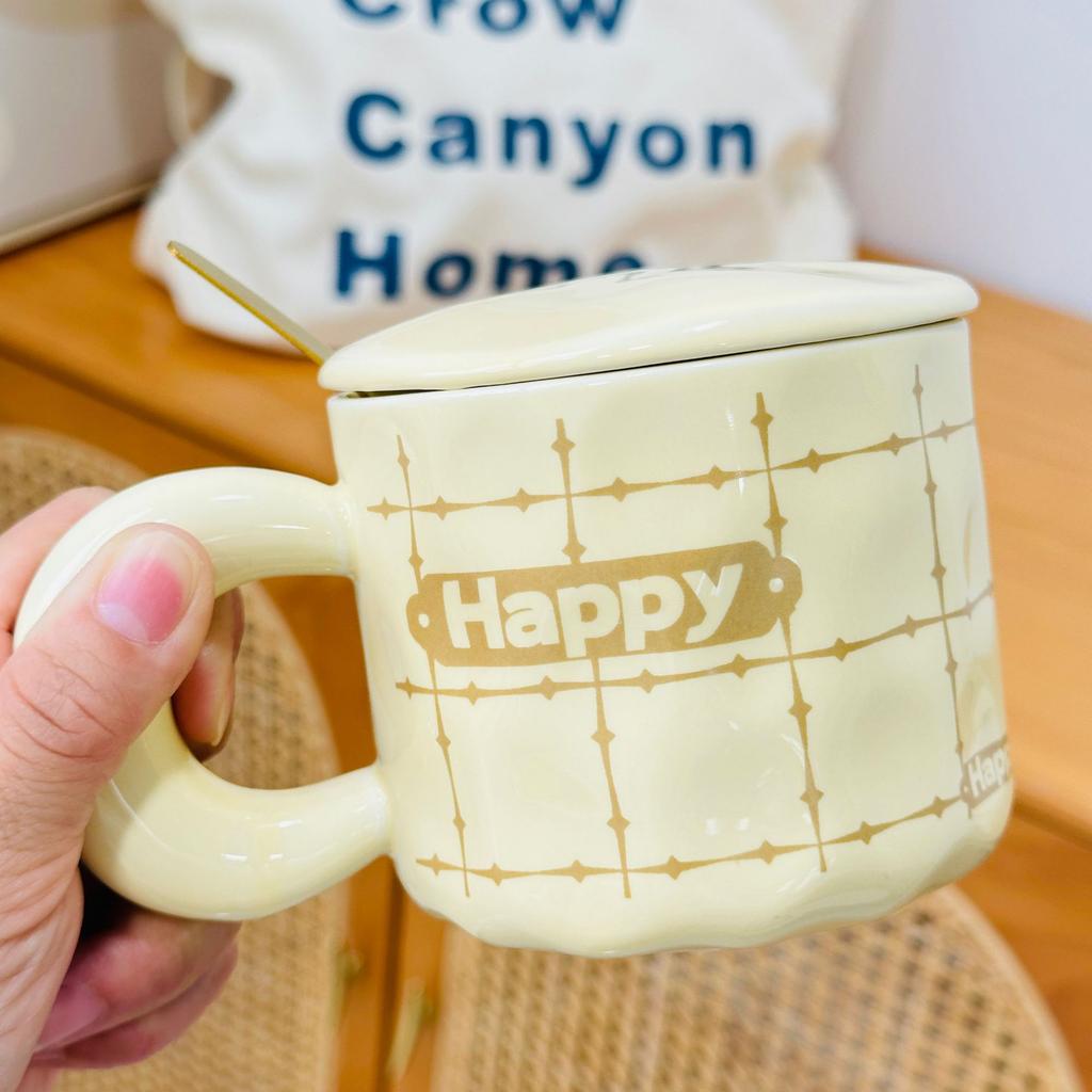 Соломенное стекло из боросиликатного стекла с крышкой и изображением животных, большая емкость для воды, для девочек, высокая термостойкость, простой подарочный набор чашек