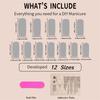 Ultra-long French False Nail White Tips 3D Spider Decor Resin Artificial Nail for Daily Lives Everyday Use