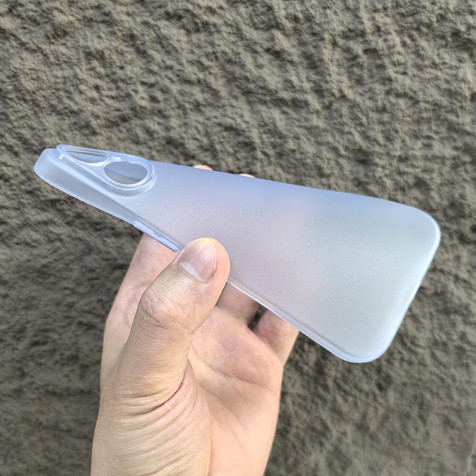 Ultra Thin Soft TPU Phone Case for For Iphone 16E SE4 16 1 14 Plus 13 12 11 Pro Max Slim Matte Translucent Silicone Back Cover