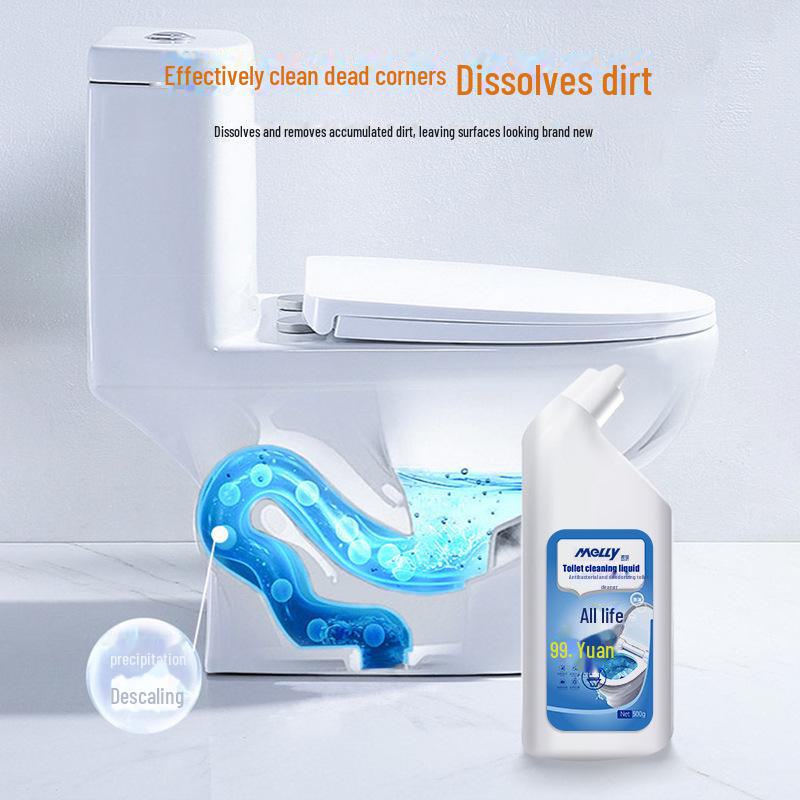 Чистящее средство для туалета с цветочным ароматом: Дезодорирует, удаляет запахи, накипь и поддерживает гигиену.