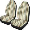 Car Universal Seat Cover Elastic Polyester Cloth Tribe Geometric Pattern Car Seat Cover