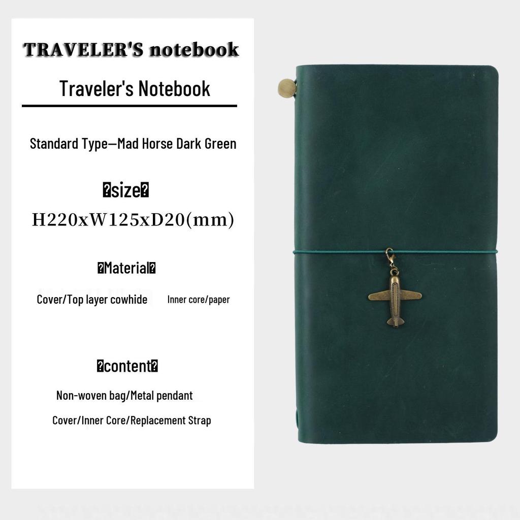 Дневник путешествий по Теннесси: Блокнот ручной работы из винтажной коровьей кожи