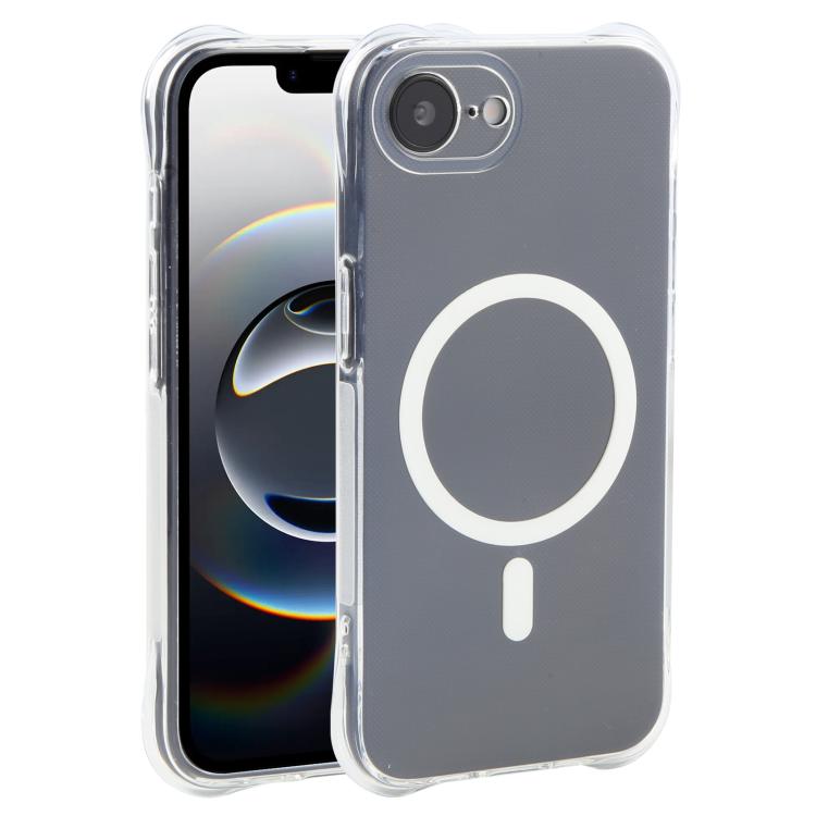 Protective Cover Shockproof Non-slip Magnetic TPU Phone Case, Anti-Scratch Transparent Cover For iPhone 15