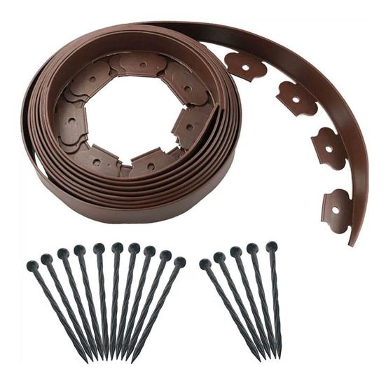 1 комплект практичных садовых дорожек, устойчивый к атмосферным воздействиям, прочный газонный забор, изоляционная кромка