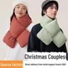 Women's and Men's Winter Scarf - Thick, Warm, Windproof, Versatile, Solid Color Imitation Down.