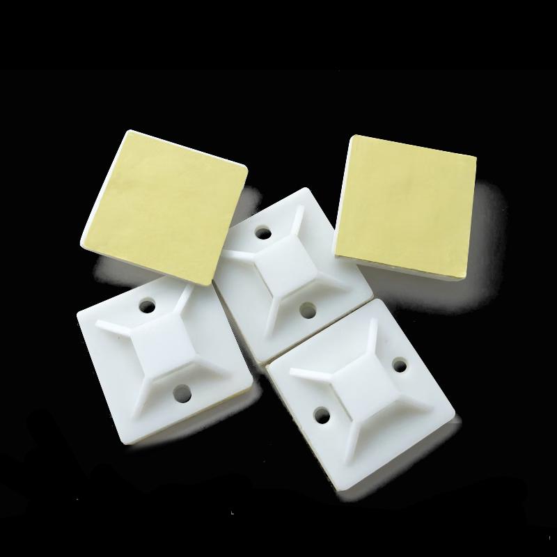 25x25mm Self-Adhesive Cable Tie Mounts (500 Pcs)