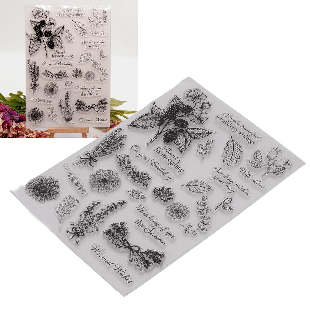 Прозрачные штампы, прозрачный отпечаток, несколько узоров, перерабатываемый прозрачный штамп для изготовления приглашений, декабрь