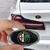Metal Car Front Emblem Trunk Badge for Alfa Romeo 155 156 159 Mito Giulia GT Brera Spider Giulietta 147 166 147 Auto Accessories