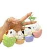 Poached Egg Dog Animal Themed Plush Keychain For Kids Gifts And Accessories