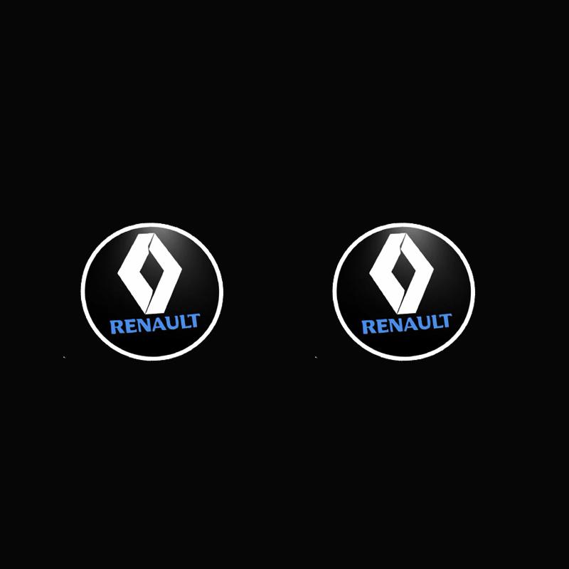 Car HD Projector Lamp Car Door Wireless Welcome Light LED Decoration For Renault Clio Kadjar QM6 Koleos Megane Espace Accessory MM8