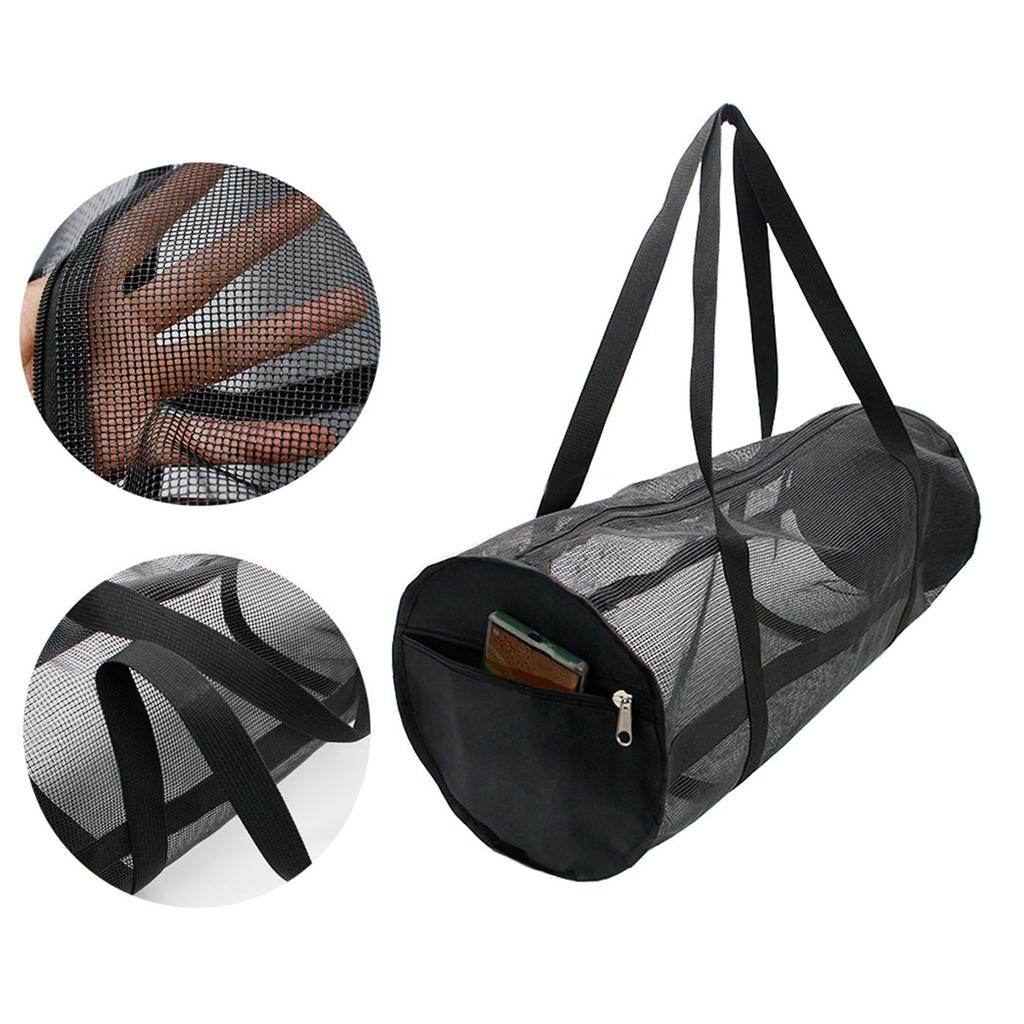 Mesh Dive Bag Scubas or Snorkeling Diving Gear Bag Extra Large Beach Football Bag with Zipper Beach Duffels Dive Net Bag