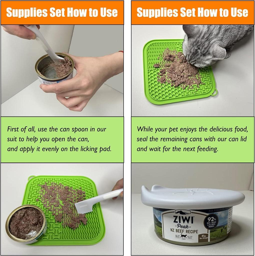 Медленные кормушки для собак и кошек, Лизунчики с присосками для снятия беспокойства у собак, Купание, уход и дрессировка, Миски для собак