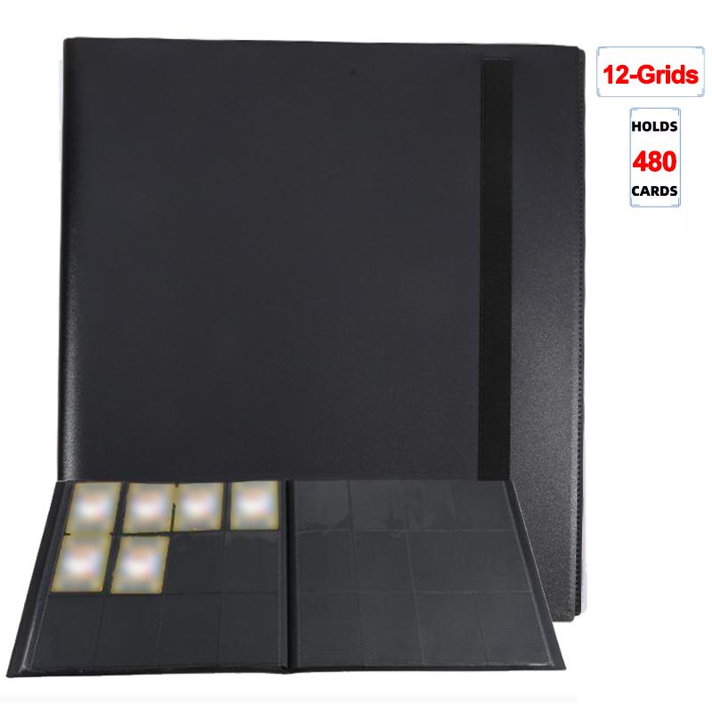 160/360/480 Cards Capacity Pocket Holder Binders Albums For Game Card Book Sleeve Holder PP Cover Ideal For Basketball Cards NEW