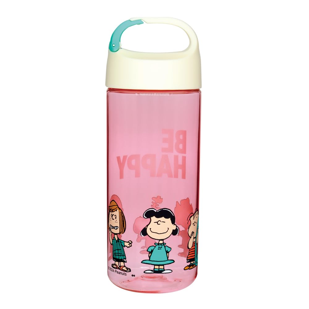 Onishi Ken Seihan PEANUTS Drink Bottle Pink Lunch Series BE HAPPY SLL-2011