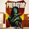 Плед-бросок из фланели с принтом P-Predator, легкий, уютный, прочный, моющийся, милый, крутой