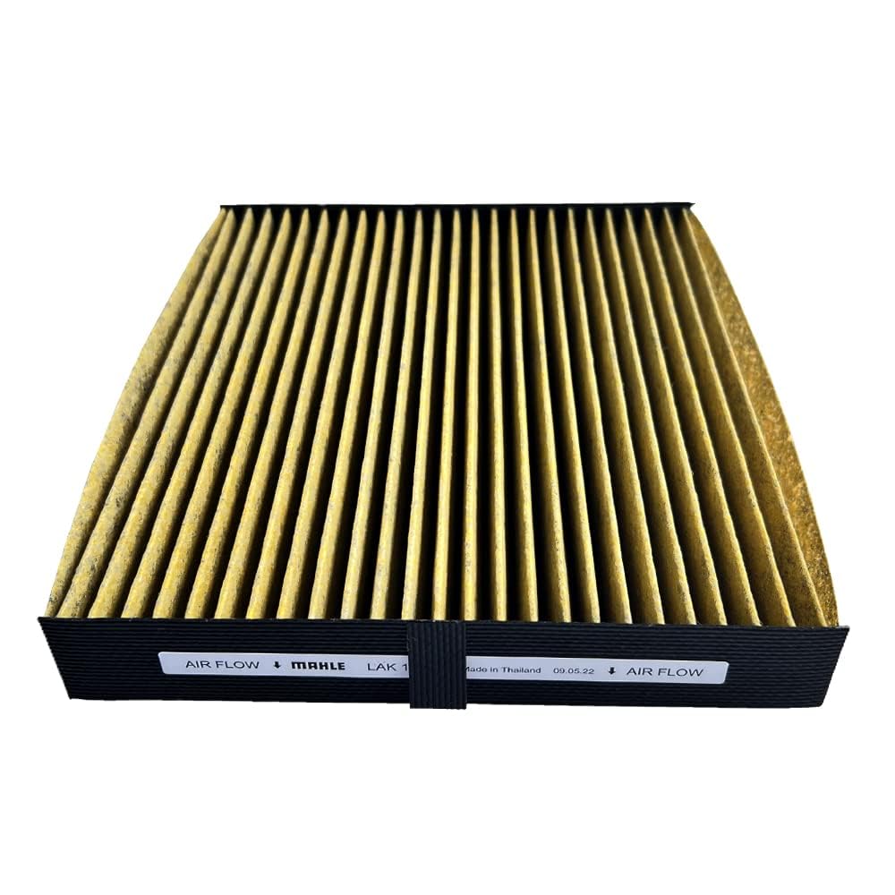 MAHLE LAK1863P Air Conditioner Filter, Antibacterial, Antiviral, Deodorizing, PM2.5 Removal, Anti-Allergen, Mold / Dust