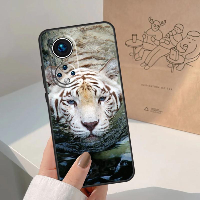 Животное Тигр Для Huawei P20 P30 P40 P60 Pro P Smart Nova 9 5T Honor 70 90 50 Magic5 Lite X7a X9a X8a Чехол