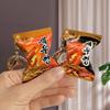 Simulation Korean Snack Keychain Mobile Phone Mini Snack Pendant Car Keyring Backpack Charm Decoration Jewelry Gift