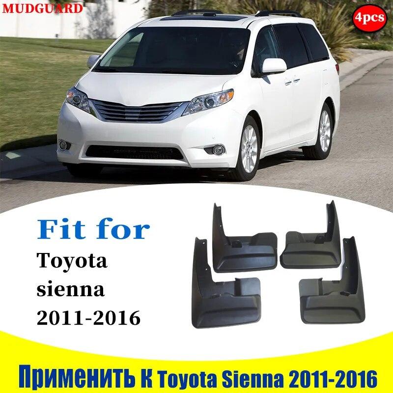 Передние и задние 4 шт. для Toyota Sienna, брызговики, брызговики, брызговики, автомобильные аксессуары, авто стиль
