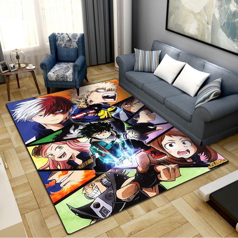 My Hero Academia Carpet Rug for Living Room Bedroom Home Sofa Decoration,Kids play Non-slip Floor Mat