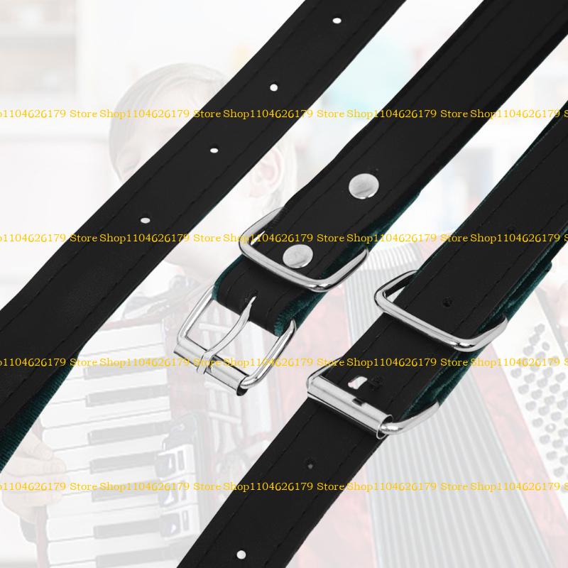 Аккордеонный ремень A1A2, Регулируемый аккордеонный плечевой ремень из ПУ-кожи, Мягкий аккордеонный ремень-шлейка для 16-120 басов