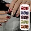 Nail Art Glass Bead Cat's Eye Nail Art Moonlight White Crystal Cat's Eye Gel Nail Polish