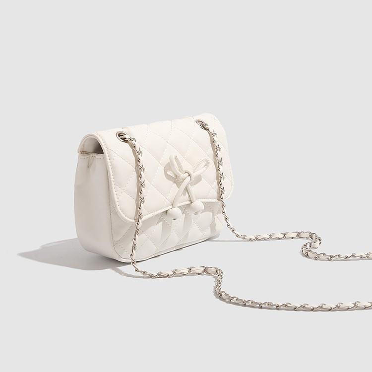 2025 Сумка нового стиля Стеганая цепочка Маленькая квадратная сумка Высококлассная модная Универсальная сумка через плечо для женщин Трендовая