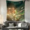 Deep Rock Galactic Wall Tapestry Aesthetic Wall Hanging Printed Fabric Blanket Decorative Tapestries for Bedroom Living Room Home Decor