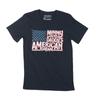 Men's T-Shirt Mommy Daddy American Dream US Flag Vintage Casual Gift