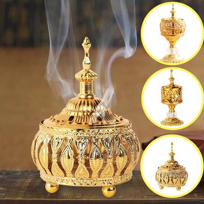 Курильница для дома, йоги, спа, ароматерапии, украшения, металлическая курильница, духовный декор, стиль ретро