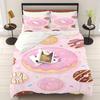 Hello Kitty Printed Bedroom Bedding Set Duvet Cover Christmas Gifts Comforte Cartoon With Pillowcase